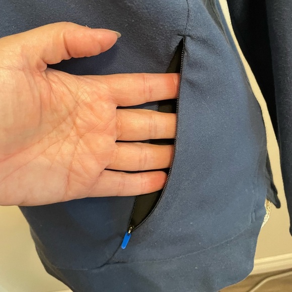 JANJI- unisex running one pocket crewneck sweater - Picture 4 of 6